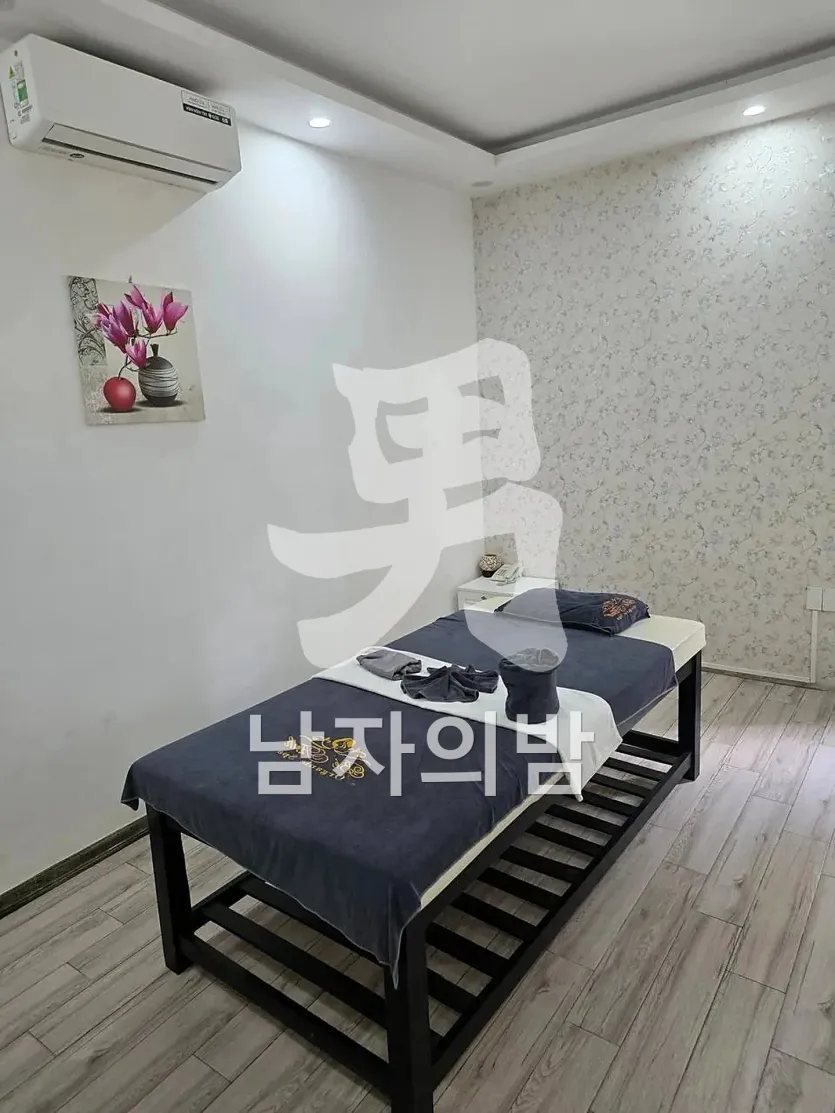 다낭 베안스파 차분한 톤의 대기 공간
