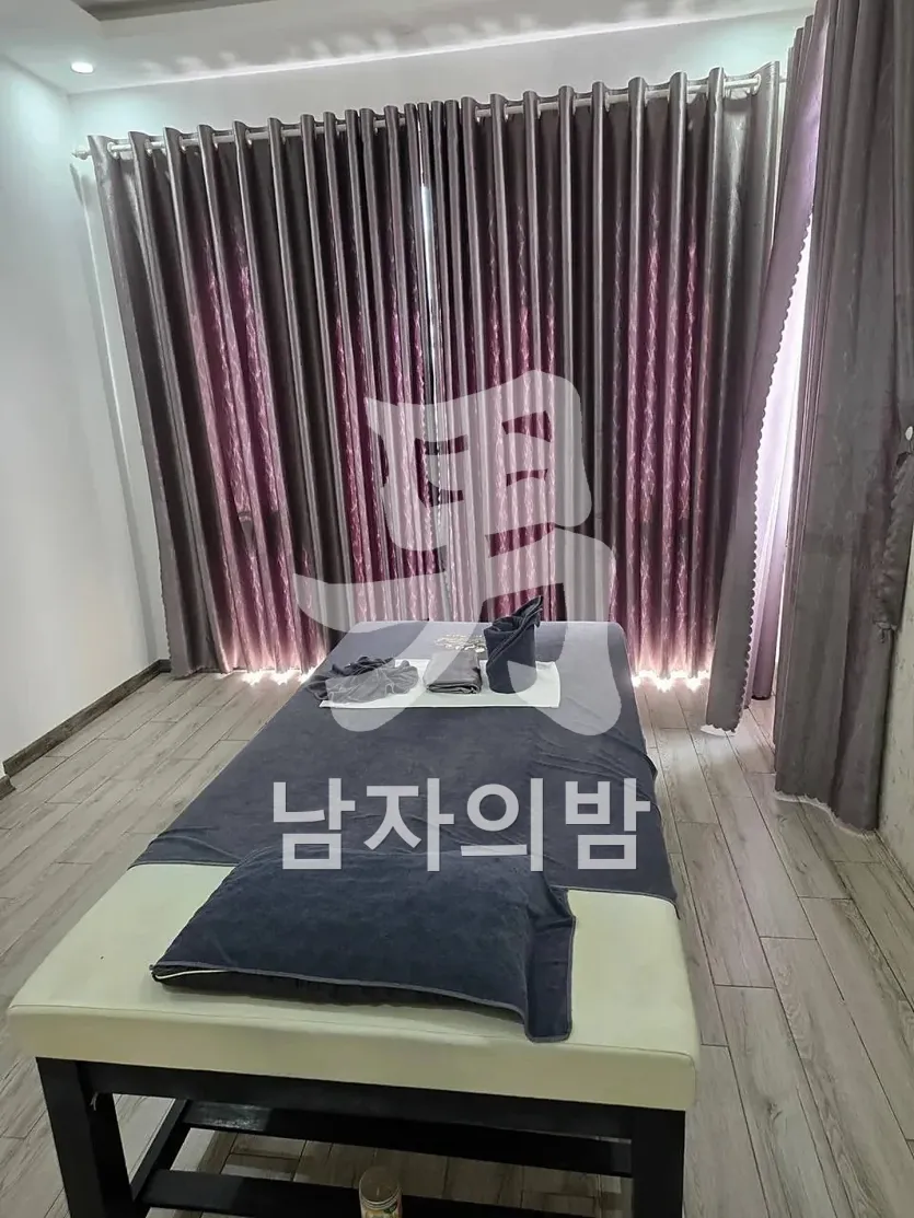 다낭 베안스파 정돈된 복도와 관리실 문