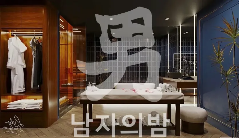 나트랑 두바이 마사지 입구와 로비 분위기