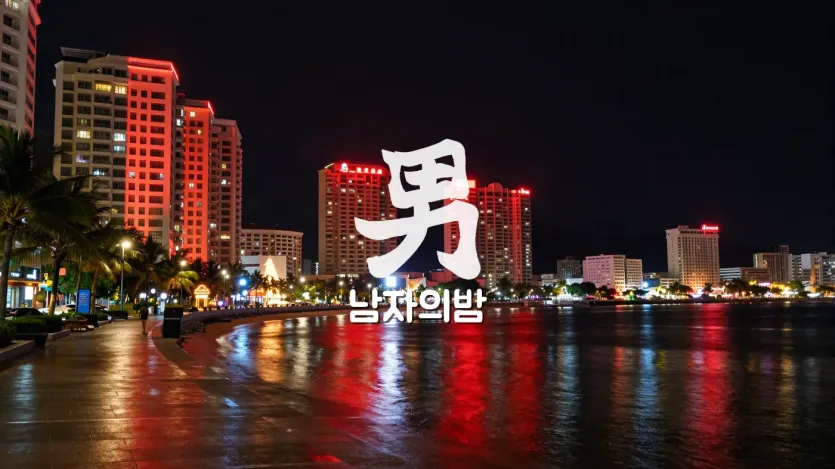 나트랑 유흥 밤거리 야경